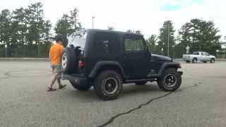 Jeep Wrangler TJ glasspack exhaust installed [upl. by Yoreel927]