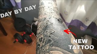 FOREARM TATTOO HEALING PROCESS  DAY BY DAY [upl. by Adest]