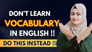 The Only Method I Use To Increase My Vocabulary in English  6 Steps to practice english speaking [upl. by Yelyah]