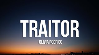 Olivia Rodrigo  traitor Lyrics [upl. by Yedrahs]