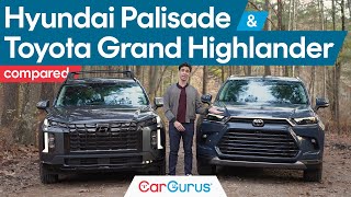 2024 Toyota Grand Highlander vs 2024 Hyundai Palisade [upl. by Cantu]