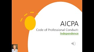 Accounting Ethics AICPA code of professional conduct  rules of conduct independence [upl. by Ahsikar]