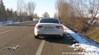 Supersprint full exhaust for Audi A4  A5 20 TFSI  Acceleration and onboard [upl. by Erdua]