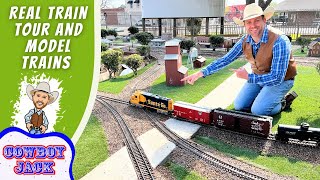 Real Train Tour and Model Trains for Kids [upl. by Selin]