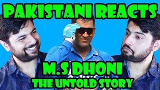 Pakistani Reacts to MS Dhoni  The Untold Story  Official Trailer [upl. by Enilamme]