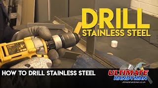 How to drill stainless steel [upl. by Eliseo]