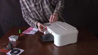 Canon PIXMA TS3122 printer unboxing review amp test [upl. by Bullion963]