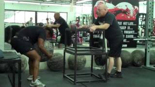 Maya Winters 232lb stone onto 41quot platform [upl. by Sontag]