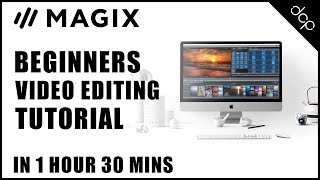 Magix Movie Edit Pro 2020 Beginners Tutorial [upl. by Nossila]