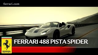 Ferrari 488 Pista Spider  Official Video [upl. by Odnalo]