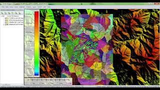 GLOBAL MAPPER VERIFICATION LA DELIMITATION DE BASSIN VERSANT [upl. by Hafirahs]