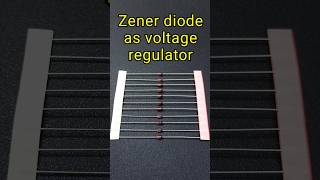 How to make voltage regulator with zener diode [upl. by Naujak728]