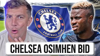 OSIMHEN TO CHELSEA NEWS  CHELSEA BID FOR VICTOR OSIMHEN  SANCHO TO CHELSEA [upl. by Arymat699]