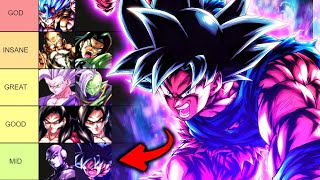 LF REVIVAL UI GOKU IS MID TOP 10 BEST UNITS IN DRAGON BALL LEGENDS DB LEGENDS [upl. by Katlin]