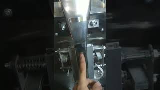 Tutorial how to change forming set for bag packing machine Mexican customer [upl. by Hacissej]