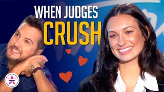 When Judges CRUSH on HOT Contestants on Talent Shows [upl. by Scoville]