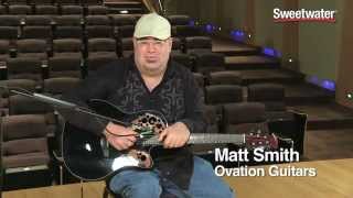 Ovation Celebrity Elite CE445 Acousticelectric Guitar Demo  Sweetwater Sound [upl. by Amsed]