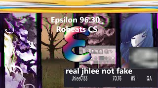 Robeats CS  Epsilon 9630  Difficulty 80 [upl. by Mariann]