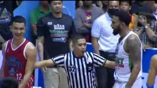 Marwin Dionisio and KG Cañaleta Called for Technical Foul for Taunting  MPBL Playoffs Game 1 [upl. by Haras960]