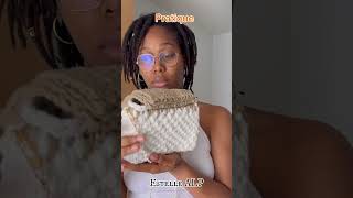 Mon 1er sac en crochet crochet faitmainenfrance handmade handbag [upl. by Akima350]