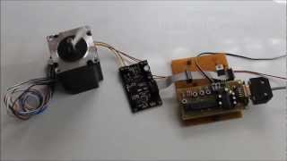 L6470 based stepper motor controller  first test run [upl. by Nibaj658]