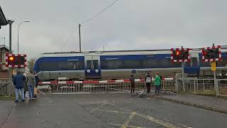 crossing madness antrim station level crossing co antrim 311024 [upl. by Landri876]