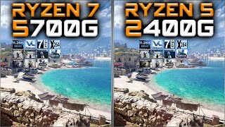 Ryzen 7 5700G vs Ryzen 5 2400G Benchmarks – 15 Tests 🔥 [upl. by Inge]