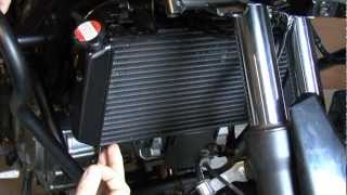 How To Replace Your Motorcycle Radiator Coolant  DL650 Vstrom L0 [upl. by Nahseez976]