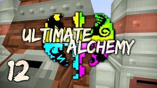 Ultimate Alchemy Modpack Ep 12 Steel Production [upl. by Aihsatsan]