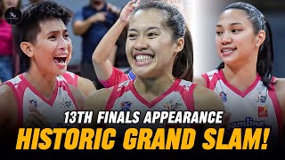 HISTORIC GRAND SLAM Creamline Cool Smashers 13th Finals appearance at 6th straight trip 🔥 [upl. by Terra]