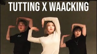 SPELLA  Tutting X Waacking combination choreo [upl. by Araic]