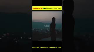 FASTEST RAP SONG BY PAKISTAN RAPPER TalhaYunusChenKRapthor [upl. by Retsub]