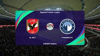 Al Ahly vs Pyramids 12072024  Egyptian Premier League PES 2021 [upl. by Un]