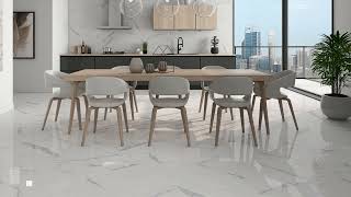 Bianco Venatino  Tile Collection  Roca Tile USA [upl. by Yort]