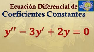 👩‍🏫 ECUACIÓN DIFERENCIAL de coeficientes constantes segundo orden homogénea  Juliana la Profe [upl. by Bokaj193]