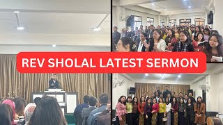 Part 1 Rev Sholal Latest Sermon 2024 at KWS Aizawl  Sam Travels [upl. by Lexie]