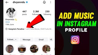 How to Add Music To Instagram Profile  Instagram Profile Me Song Kaise Lagaye [upl. by Penelope]