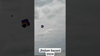 Jhelum basant 2024 kite guda kiteflying basant 2024 basantvideo basantshorts monsterkite [upl. by Kaazi]