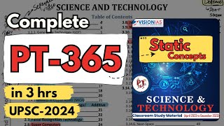 🔥Complete Science amp Tech PT365 for UPSC2024 in 3 hrs  🤯Youre doing it all wrong  Must watch [upl. by Fine]