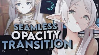 Smooth Seamless Opacity Transition Tutorial  Alight Motion [upl. by Lise895]