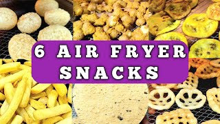 6 Easy AirFryer Snacks airfryerrecipes airfryersnacks airfryer byrastalks airfryerreview [upl. by Heaps]