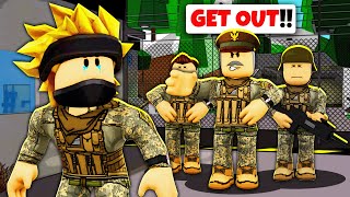 I Became an ARMY LEADER in Roblox Brookhaven RP [upl. by Hairas]