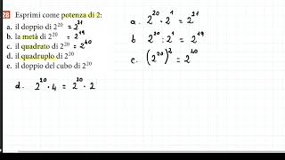 esprimi come potenza di 2 [upl. by Les]