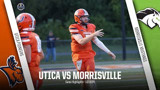 Utica vs Morrisville  Football Highlights  101924 [upl. by Eulalia]