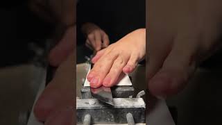 Japanese Yanagi vs Water fyp knife knifesharpening ray knifesharpener rui knives [upl. by Airdnala726]