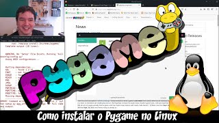 Como instalar o Pygame no Linux [upl. by Ingham]