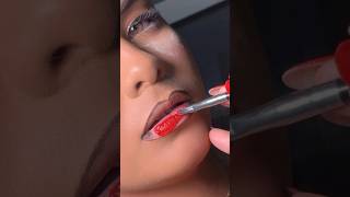 Bold Red lipstick tutorial bappamorya lipstick parimakeover liplover [upl. by Noswad]