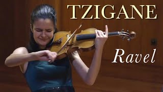 Patricia Cordero  RAVEL Tzigane Rhapsodie de concert for Violin amp Piano [upl. by Jilli]