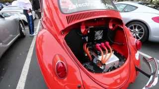 Electric Volkswagen Beetle  The Quietest VW Bug ever [upl. by Heall885]