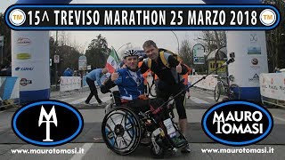 Mauro Tomasi alla 15 Treviso Marathon TV 25032018 [upl. by Aliuqa864]